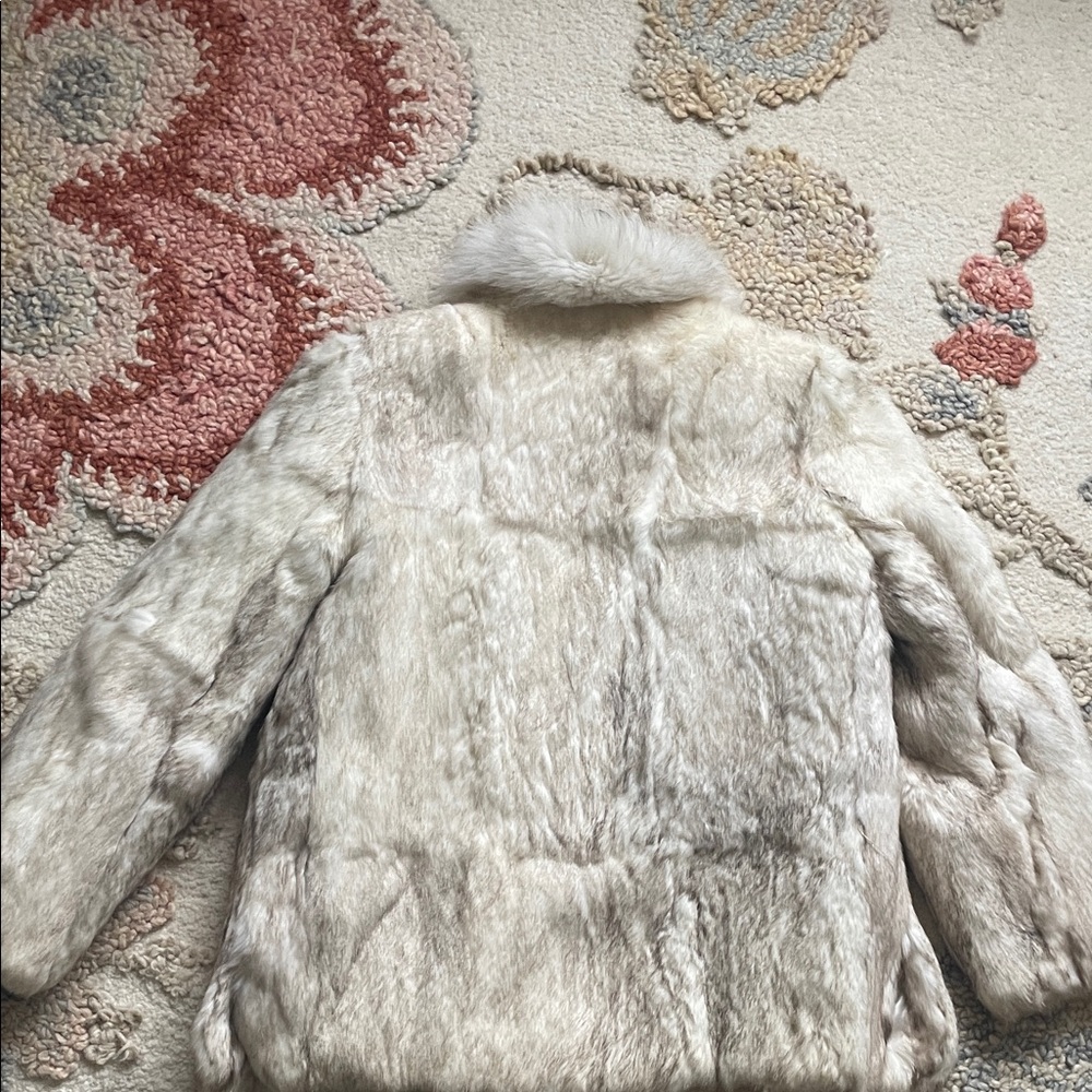 💯 Real Rabbit  Fur Teddy Jacket - Picture 7 of 9